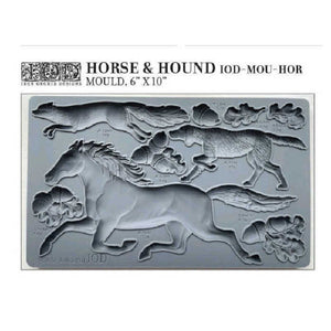 Horse & Hound 6x10 Decor Moulds