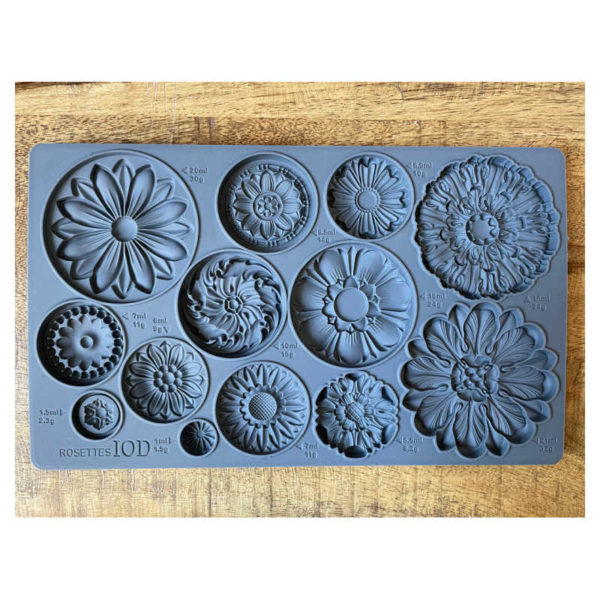 Rosettes 6X 10 Decor Mould