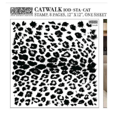 Catwalk12x12 Decor Stamps 1 sheet