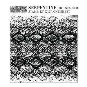 Serpentine 12x12 Decor Stamps 1 sheet